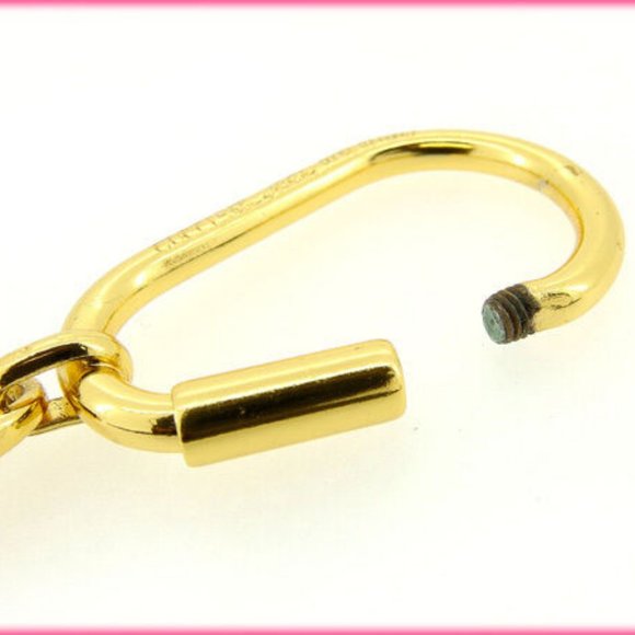 Authentic Gucci key ring Key holder Gold Red Woman - Picture 10 of 10